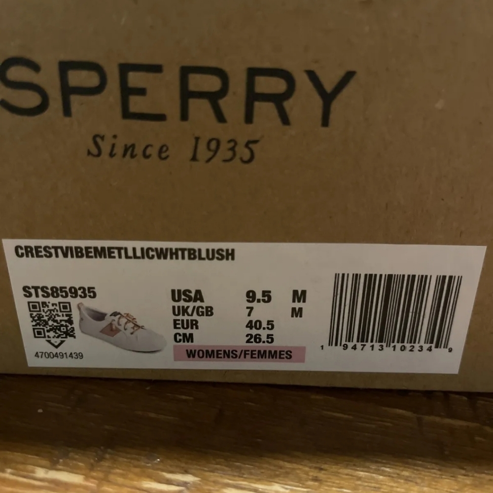 Sperry Sneaker White Blush